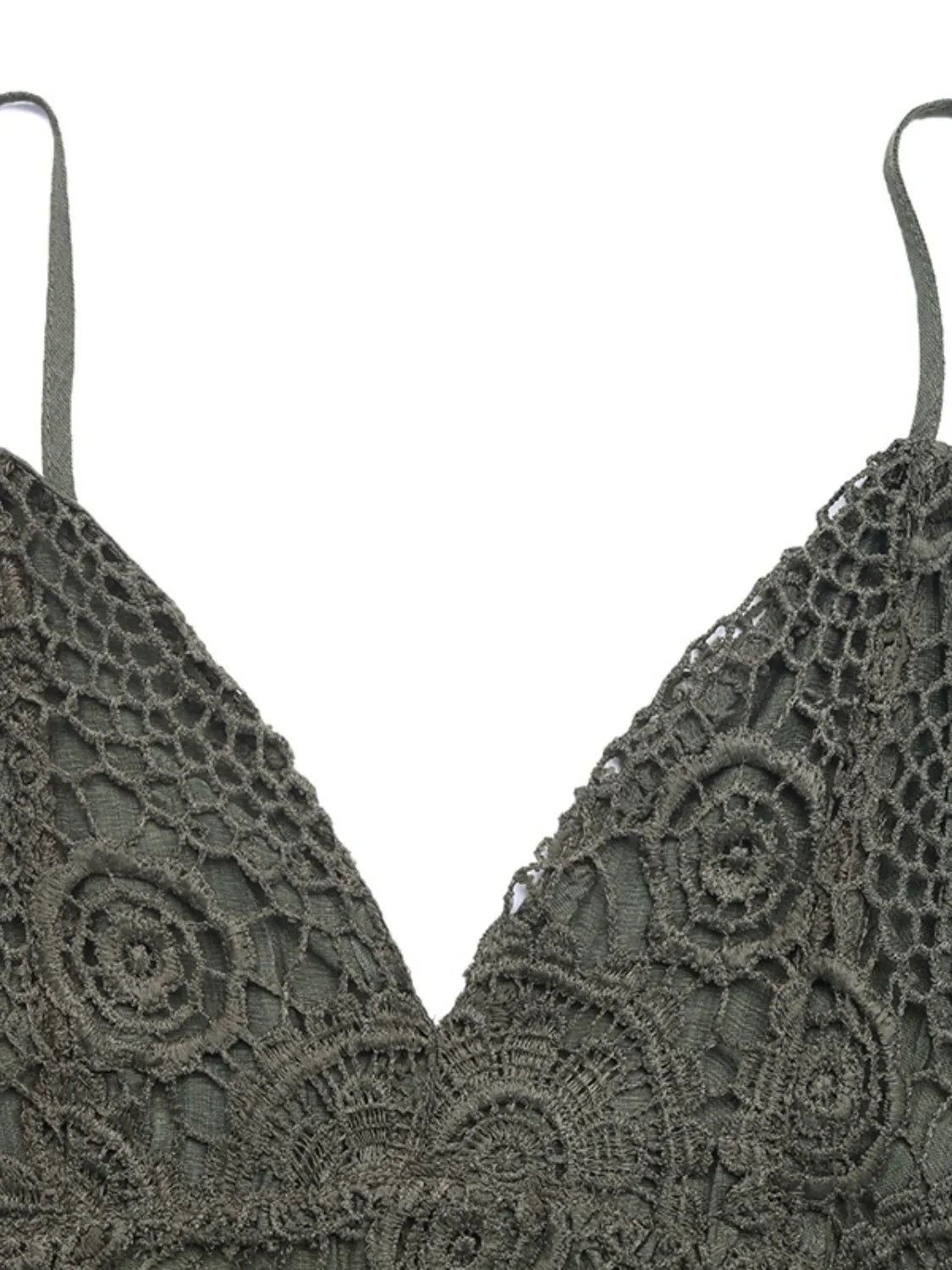 Lace Spaghetti Strap Romper