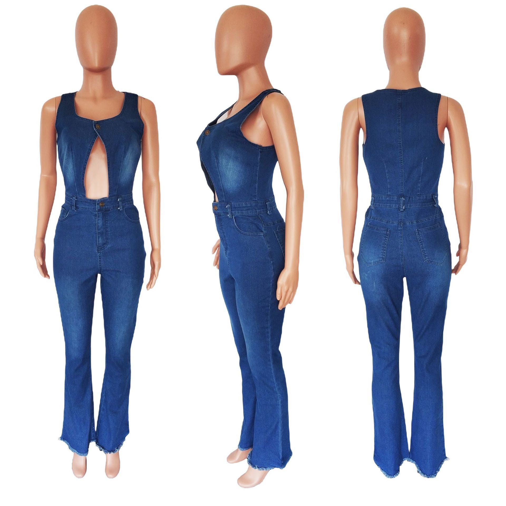 Ins Internet Celebrity Slim Fit Slimming Jumpsuit