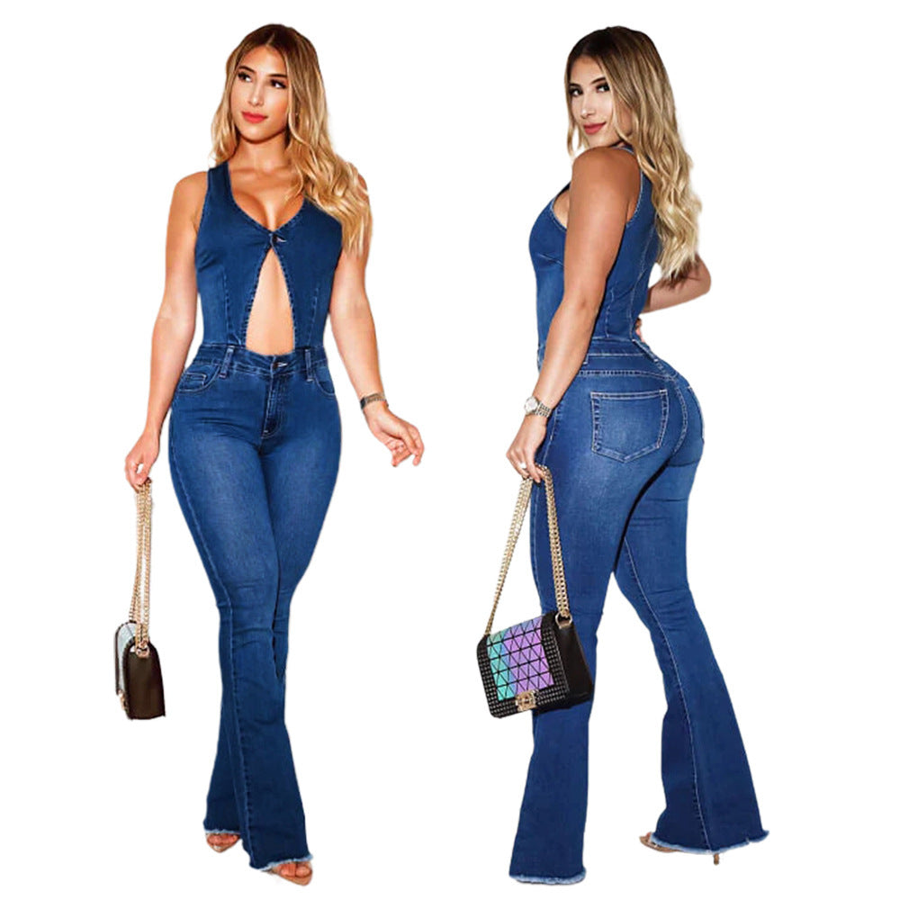 Ins Internet Celebrity Slim Fit Slimming Jumpsuit