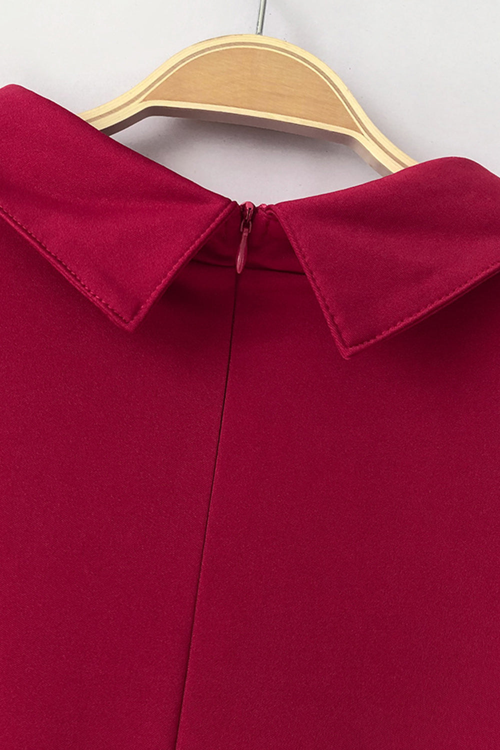 Mock Neck Tie-Waist Half Sleeve Jumpsuit – Chic & Elegant